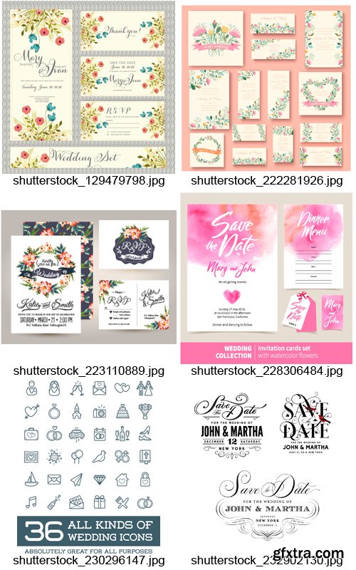 Amazing SS - Wedding Invitation & Elements 3, 25xEPS