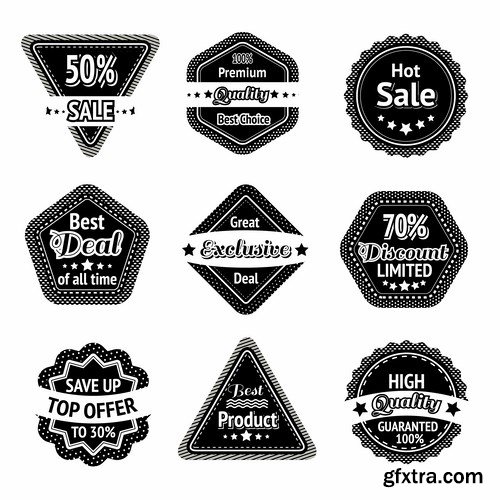Label and Badge Collection - 19 EPS