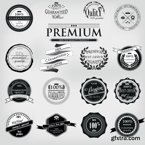 Label and Badge Collection - 19 EPS