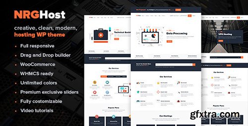 ThemeForest - NRGhost v1.7.5 - Flat Responsive Hosting Theme + WHMCS - 12372966