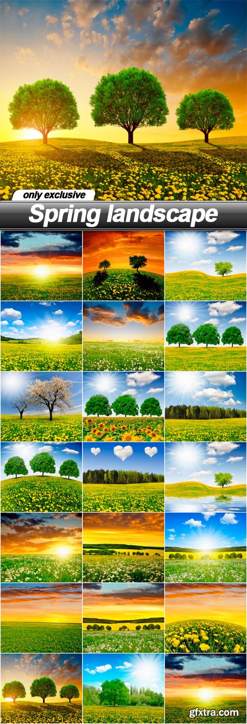 Spring landscape - 20 UHQ JPEG