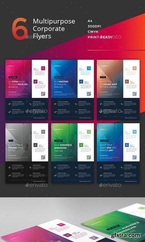 Graphicriver Corporate Flyer - 6 Multipurpose Business Templates vol 22 14036493