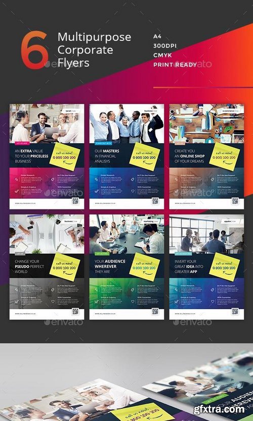 Graphicriver Corporate Flyer - 6 Multipurpose Business Templates vol 23 14125099