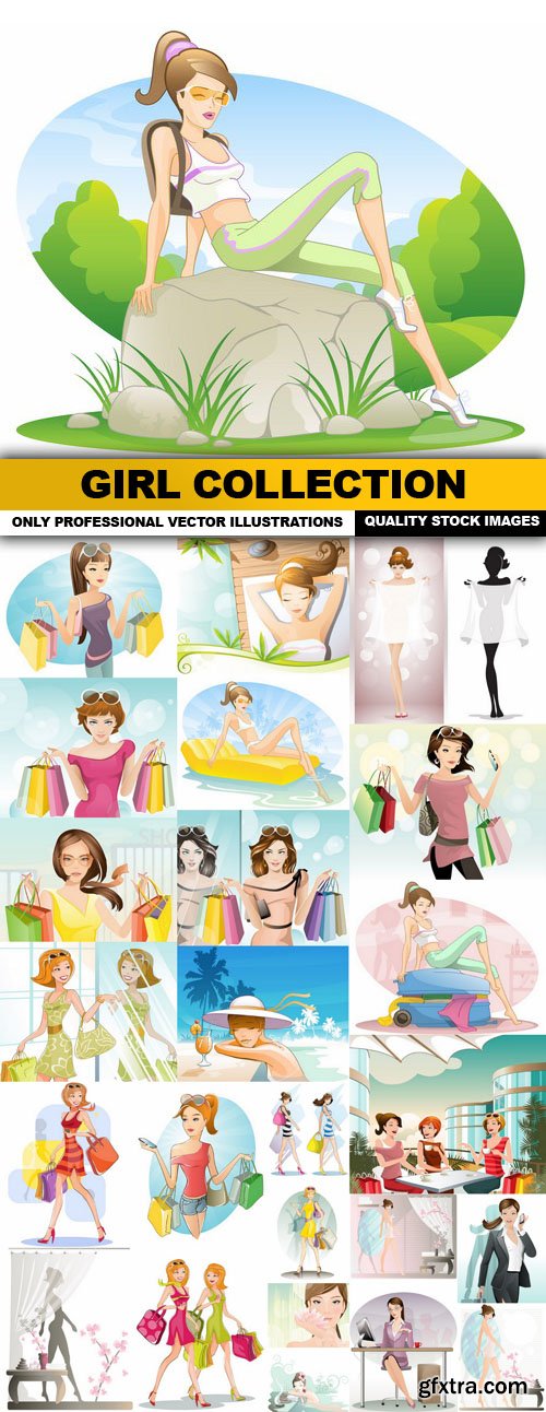 Girl Collection #2 - 25 Vector