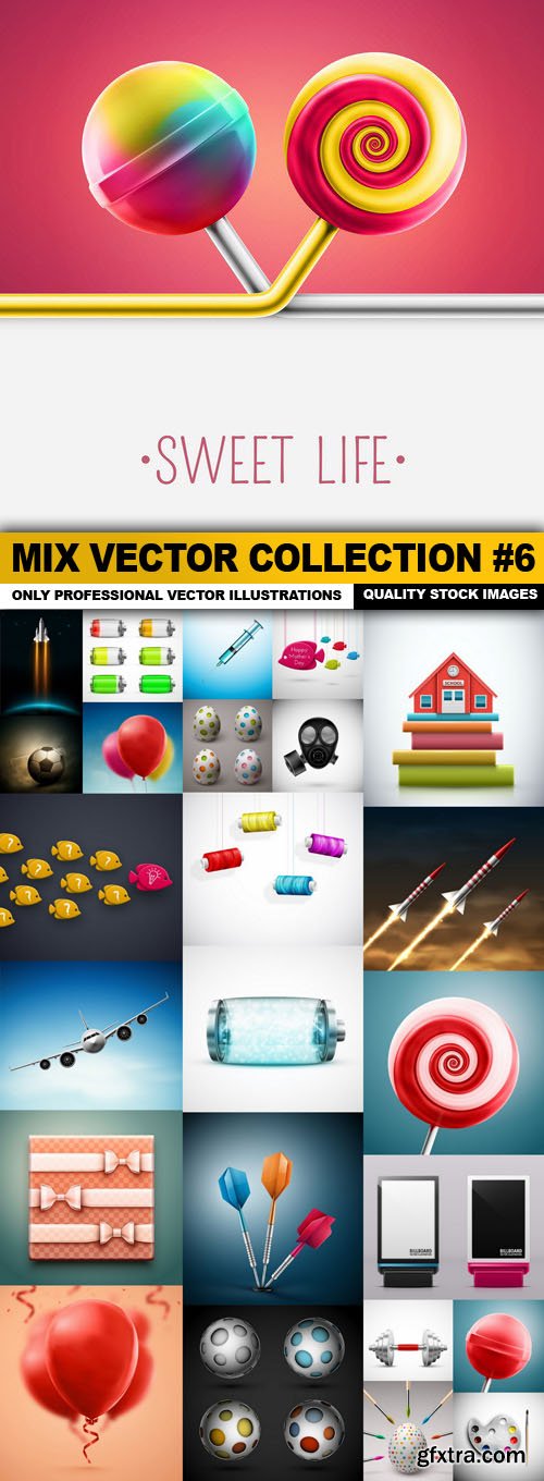 Mix Vector Collection #6 - 25 EPS