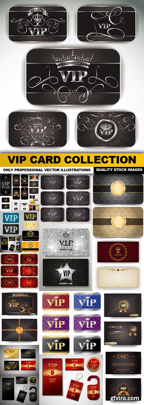 VIP Card Collection - 25 Vector