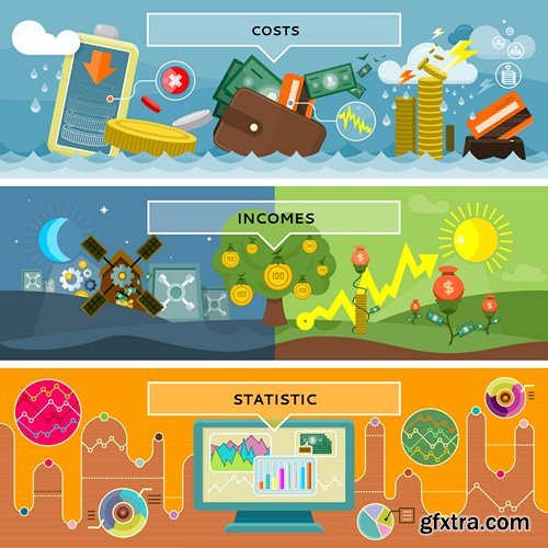 Flat Vector Design 27 - 25xEPS