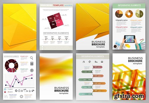 Design Flyer & Corporate Brochures 10 - 25xEPS