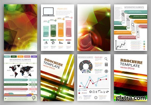 Design Flyer & Corporate Brochures 10 - 25xEPS