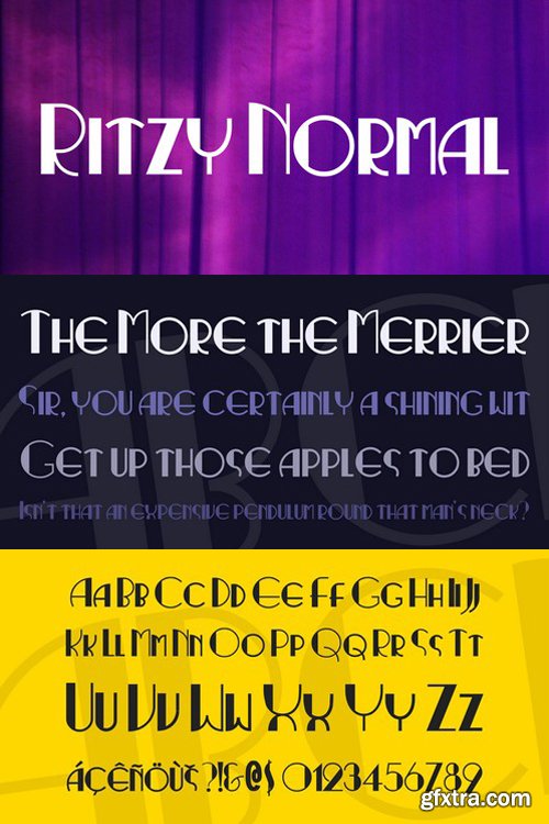 Ritzy Normal Font