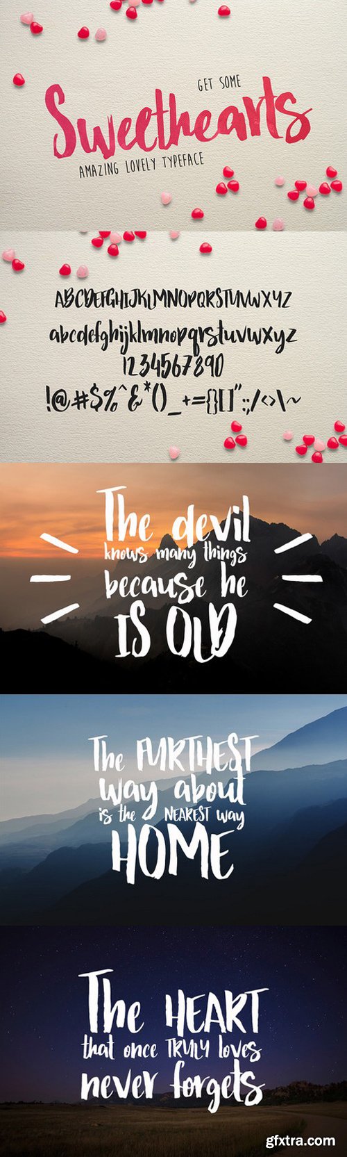 CM - SweetHearts Script Font 511934