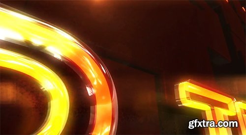 Videohive Glass Neon Logo 6689040