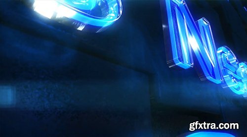 Videohive Glass Neon Logo 6689040