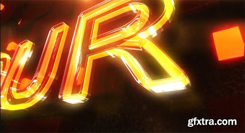 Videohive Glass Neon Logo 6689040