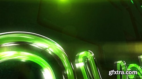 Videohive Glass Neon Logo 6689040