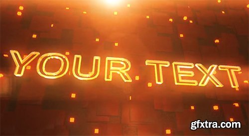 Videohive Glass Neon Logo 6689040