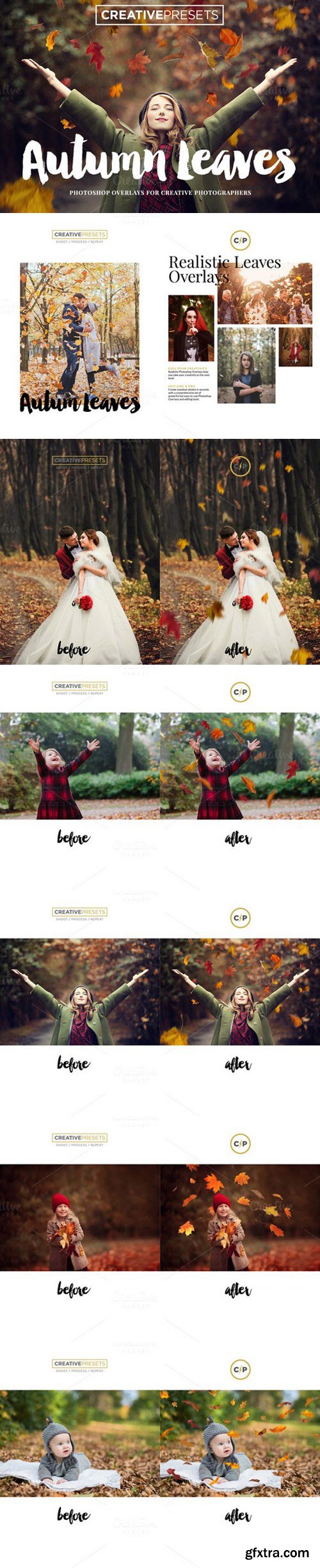 CM - Autumn Falling Leaves Overlays 491221