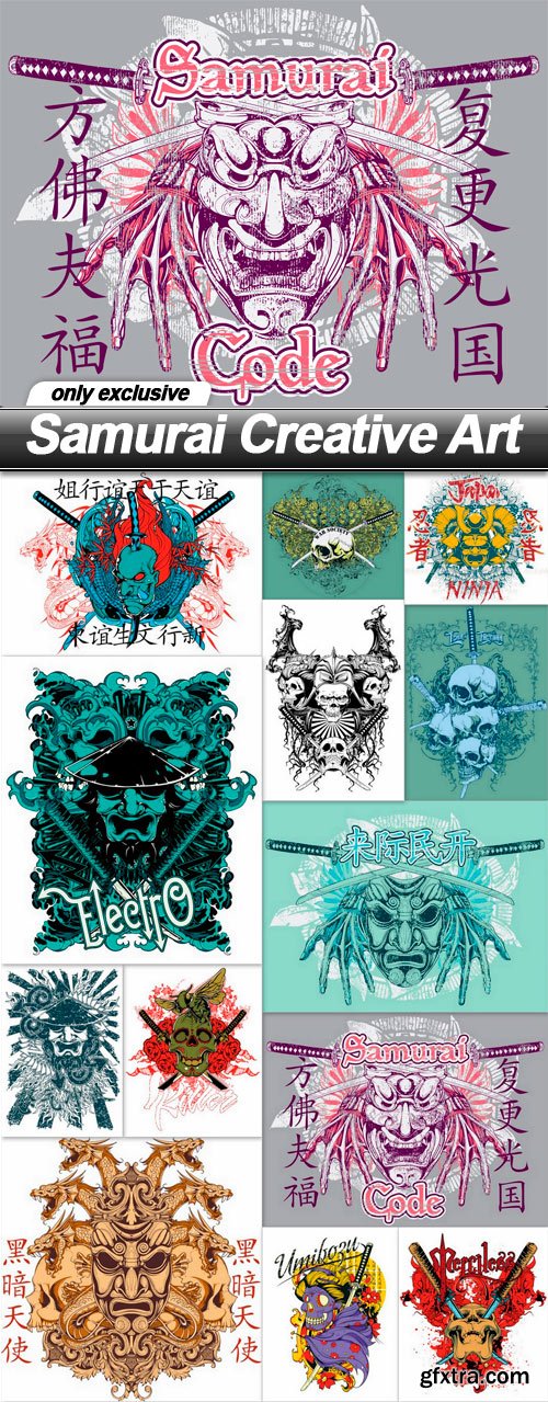 Samurai Creative Art - 13 EPS