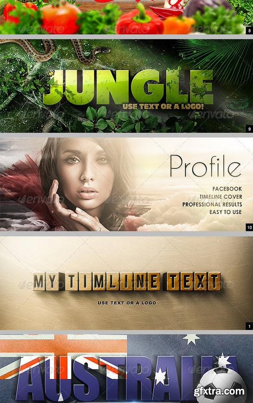 Graphicriver 40 Facebook Timeline Cover Bundle 7282830