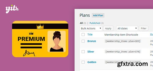 YiThemes - YITH WooCommerce Membership v1.1.1