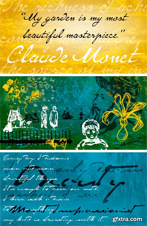 P22 Monet Font Family