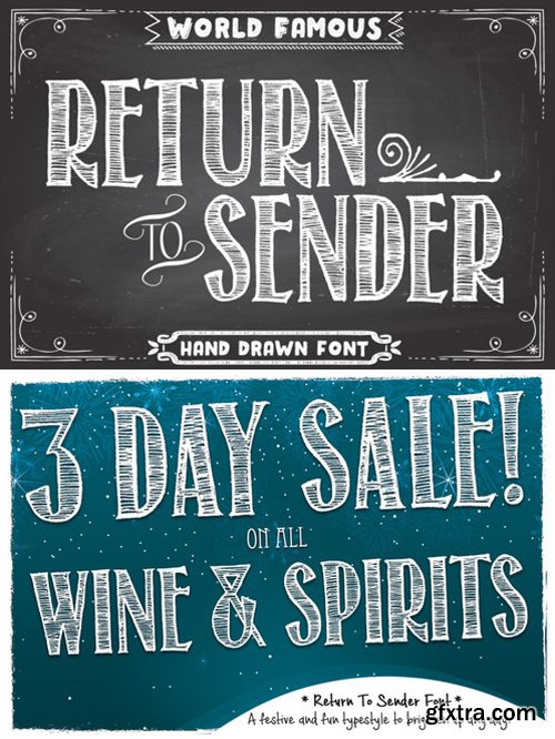 CM - Return To Sender Font 512363