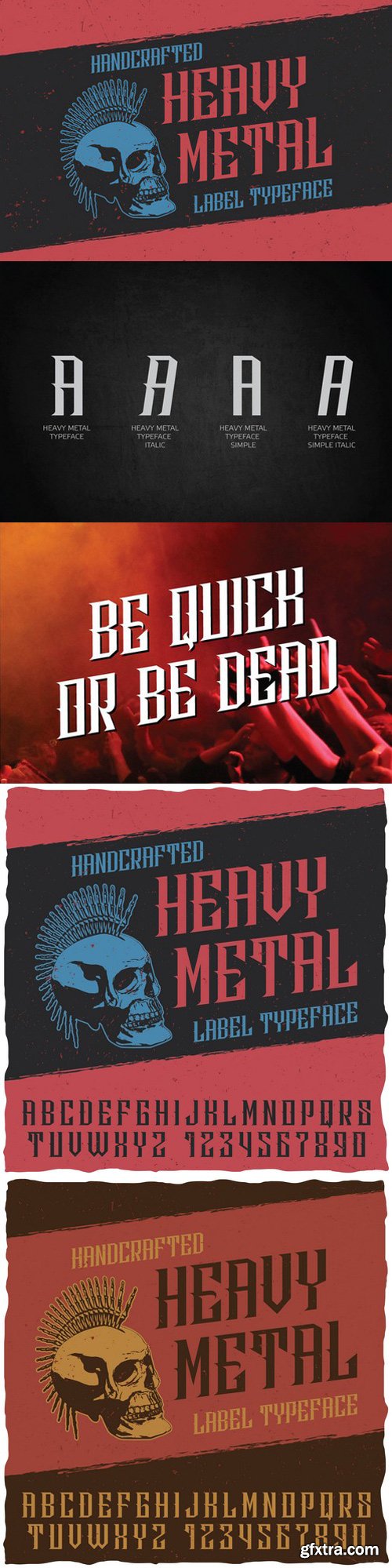 CM - HeavyMetal Typeface 512117