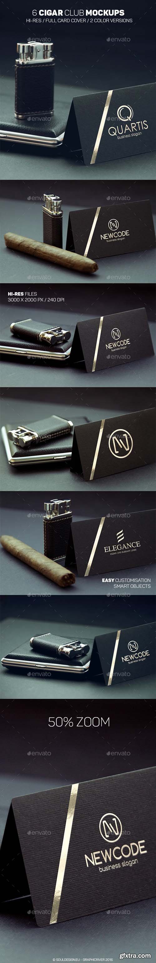 GR - Cigar Club Logo Mockups 14703131