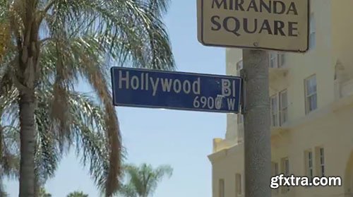 MotionArray Hollywood Boulevard Sign 4K