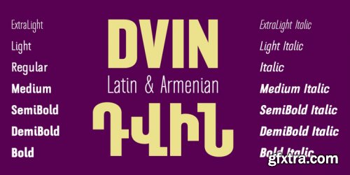 GHEA Dvin Font Family