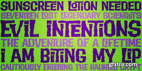 Evil Intentions PB Font