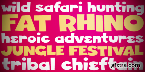 Fat Rhino Font