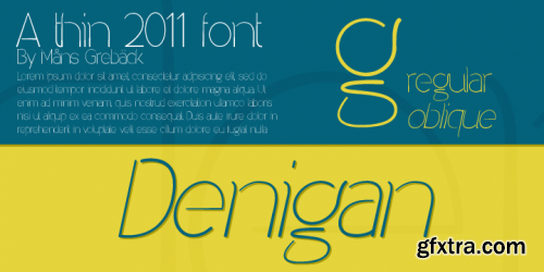 Denigan Font Family