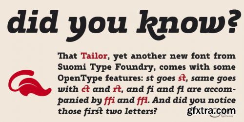 Tailor Font Family