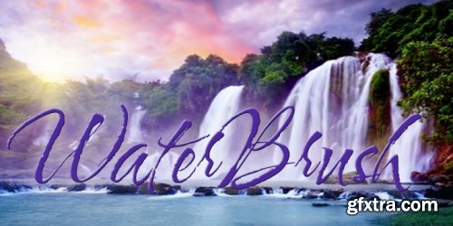 Water Brush Font