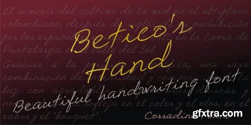 Betico's Hand Font