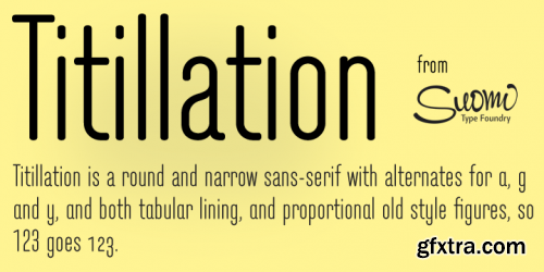 Titillation Font