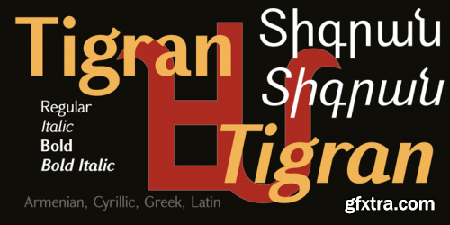 GHEA Tigran Font Family