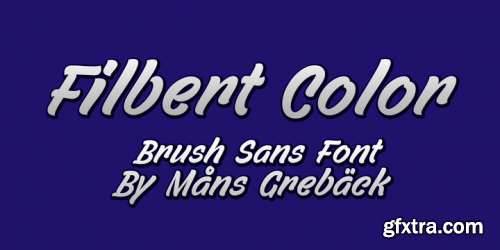 Filbert Color Font