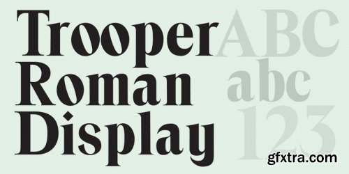 Trooper Roman Font Family