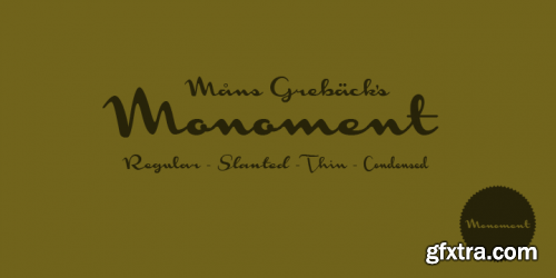 Monoment Font Family