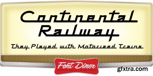 Continental Railway Font