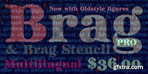 Brag Pro Font Family