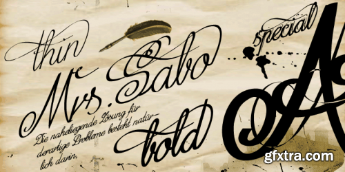 Mrs Sabo Font Family