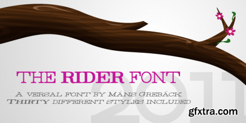 Rider Font Family