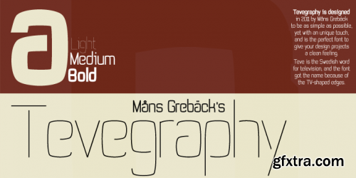 Tevegraphy Font Family