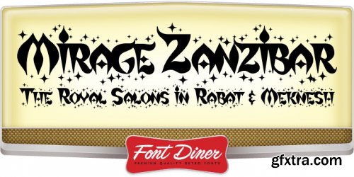 Mirage Zanzibar Font