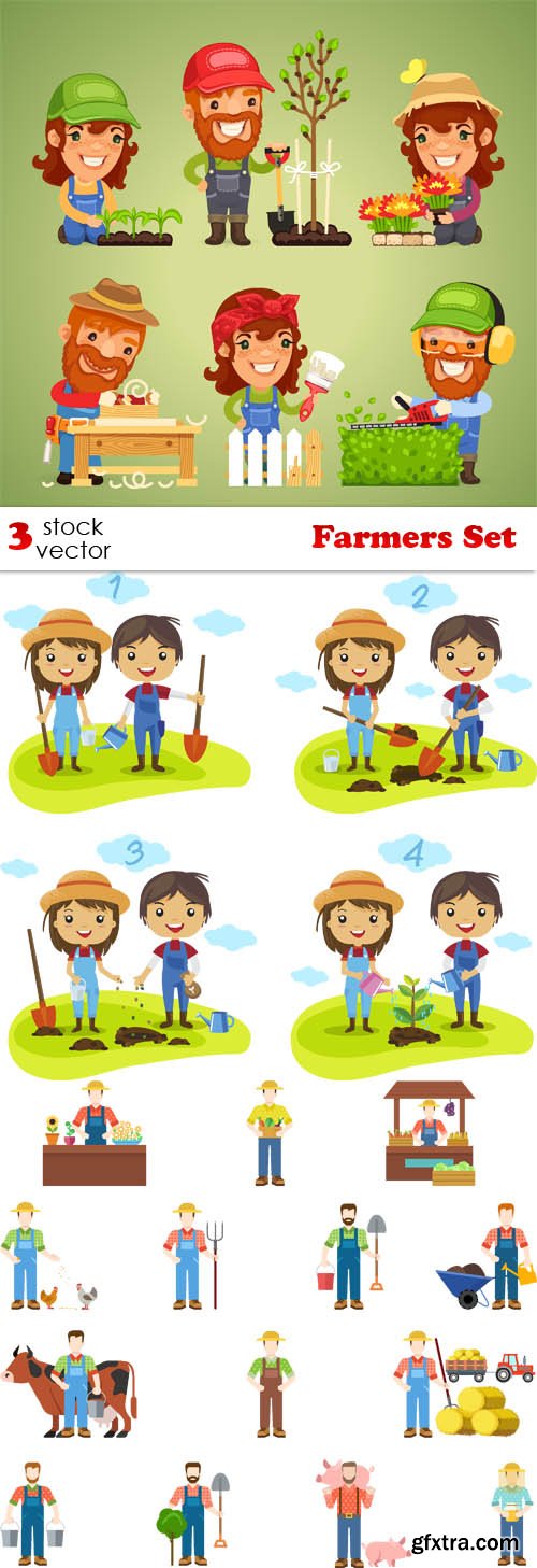 Vectors - Farmers Set