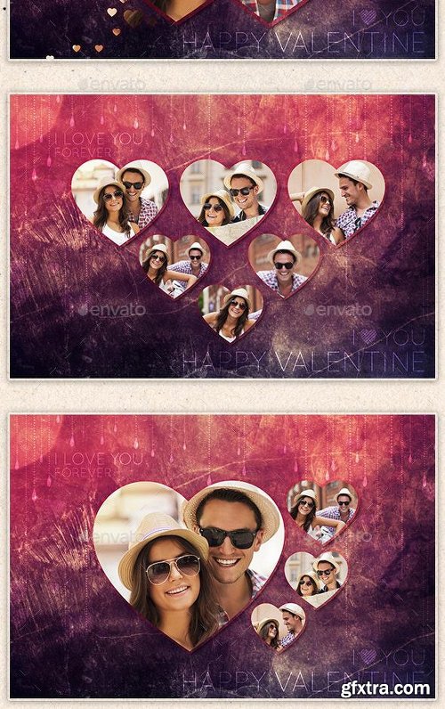 Graphicriver Valentine Photo Frame Template 10031517