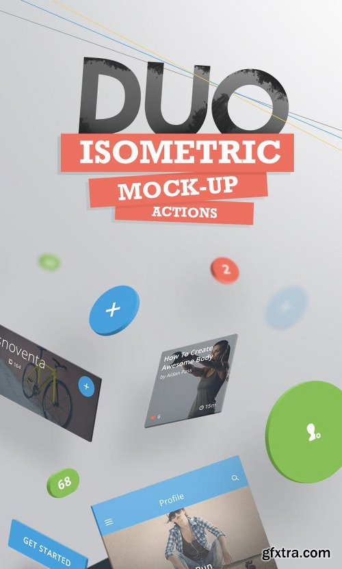 Graphicriver Duo Isometric Mock-Up actions 11499477